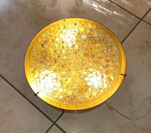 Plafoniera vintage vetro