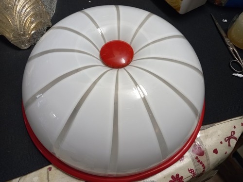 Plafoniera vetro murano - , bianco