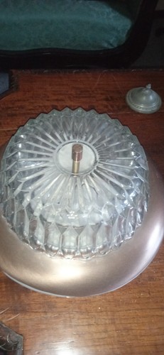 Plafoniera cristallo vintage - plafoniera,
