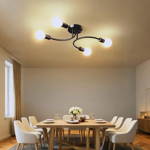 Lampadario sputnik vintage - sputnik, 4