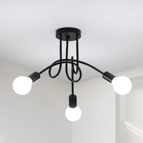 Lampadario vintage luci - 3, e27