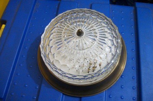 Plafoniera vintage ottone - plafoniera,