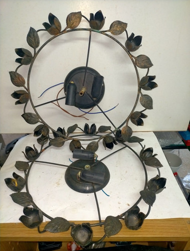 Coppia lampadari vintage - coppia,